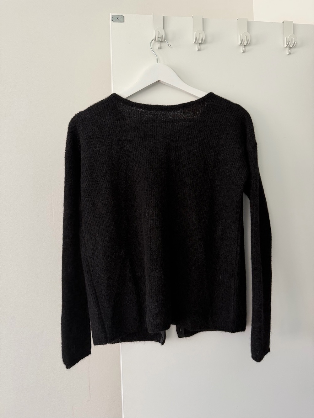 Sézane Gaspard Black Button-Up Knit Cardigan - Picture 11 of 11
